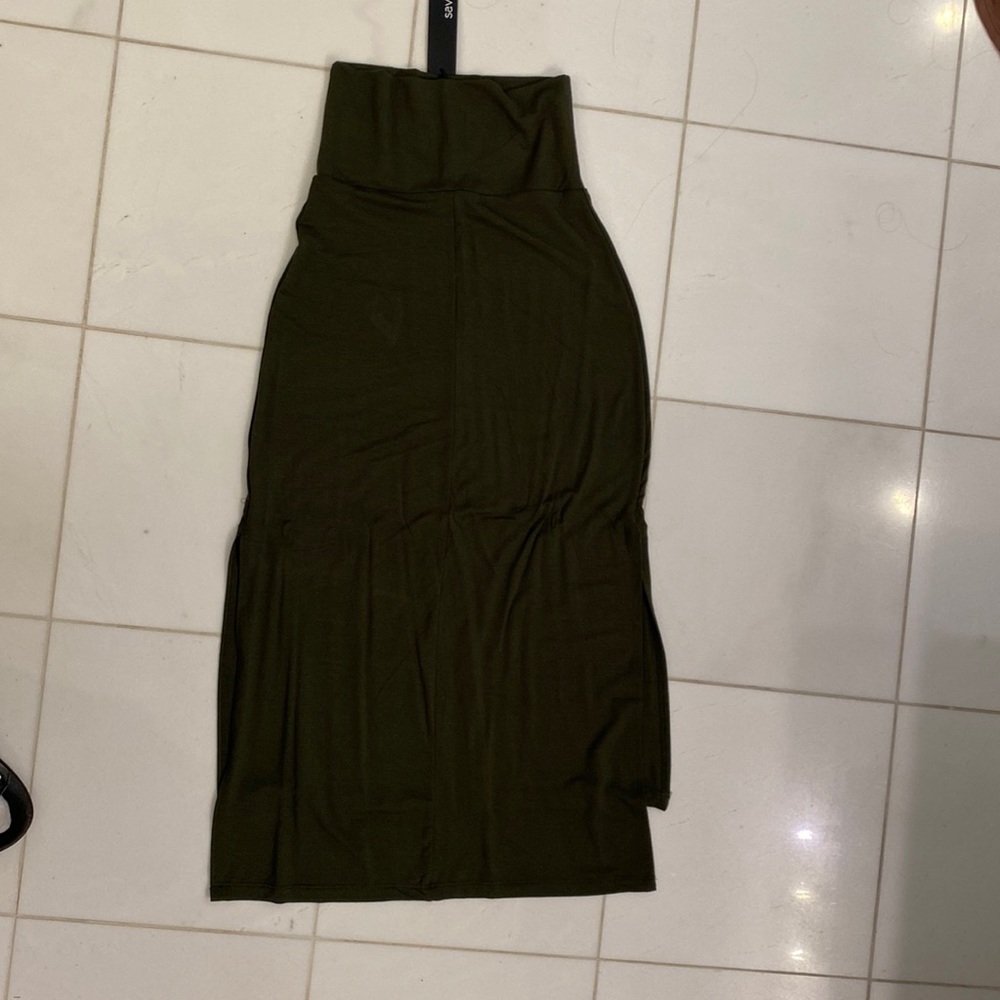 Savvi Brooklyn side slit skirt